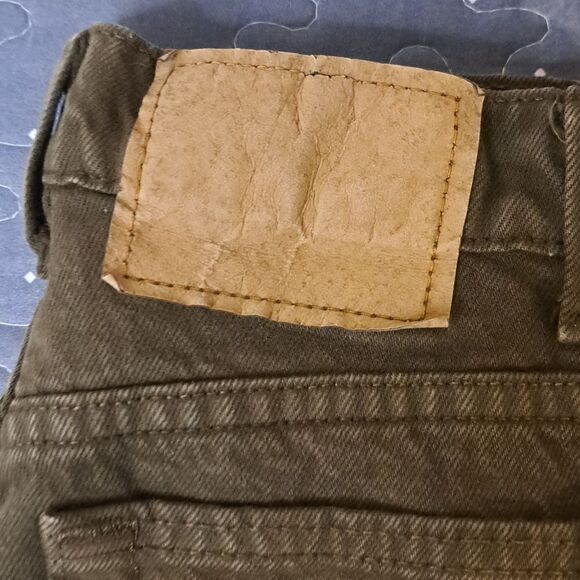 Levi's 512 Green slim fit tapered leg jeans size 7 short - Picture 2 of 7